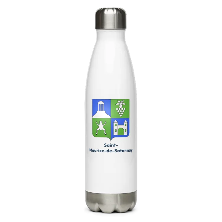 Gourde inox blason de Saint-Maurice-de-Satonnay