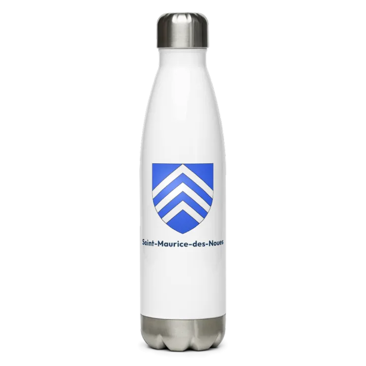 Gourde inox blason de Saint-Maurice-des-Noues