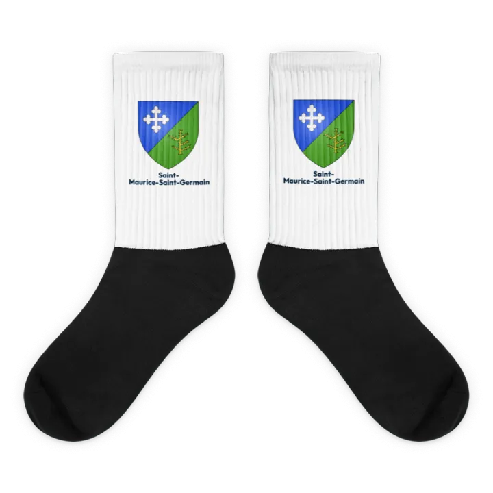 Chaussettes — blason de Saint-Maurice-Saint-Germain