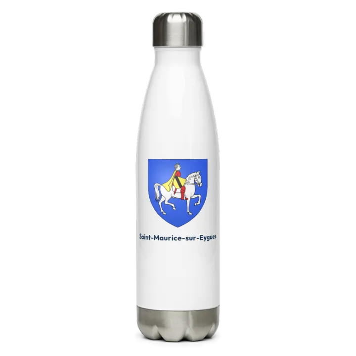Gourde inox blason de Saint-Maurice-sur-Eygues