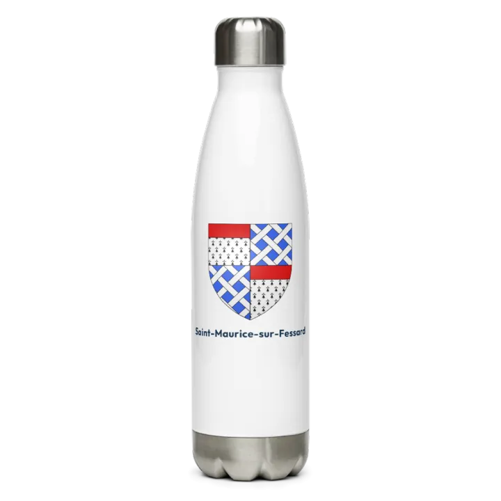 Gourde inox blason de Saint-Maurice-sur-Fessard