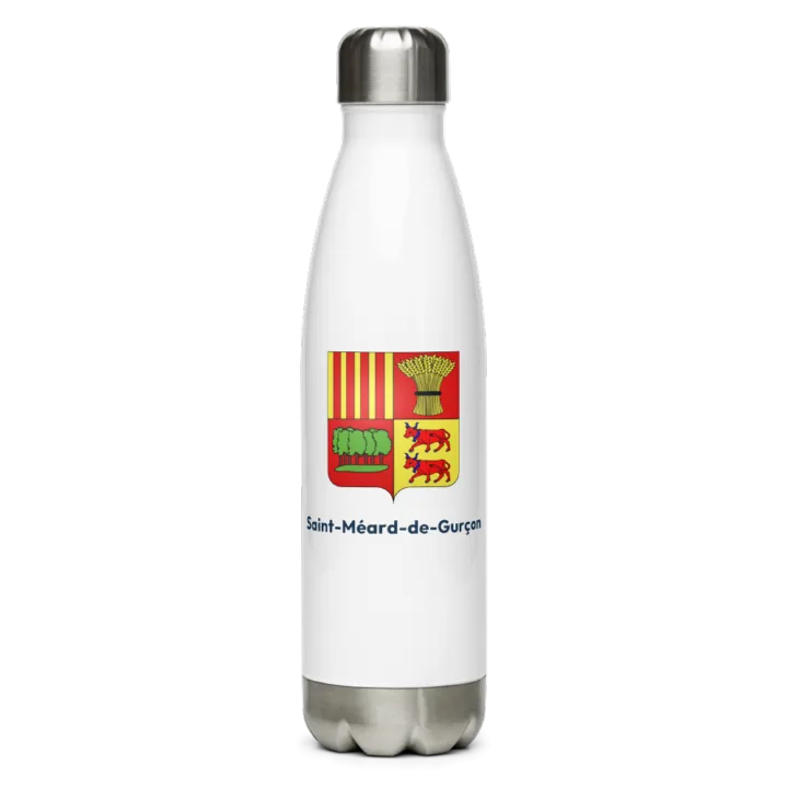 Gourde inox — blason de Saint-Méard-de-Gurçon