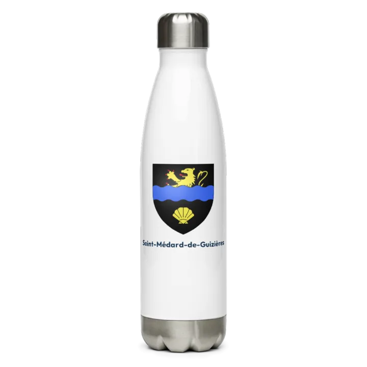 Gourde inox blason de Saint-Médard-de-Guizières