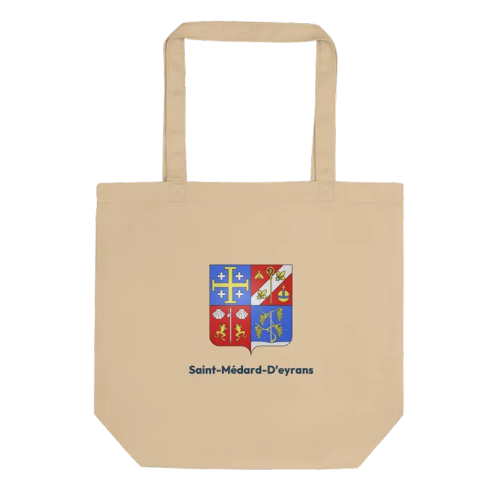 Tote bag coton bio — blason de Saint-Médard-d'Eyrans