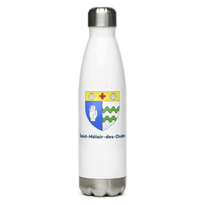 Gourde inox blason de Saint-Méloir-des-Ondes