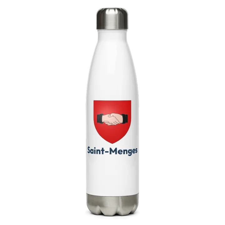 Gourde inox blason de Saint-Menges