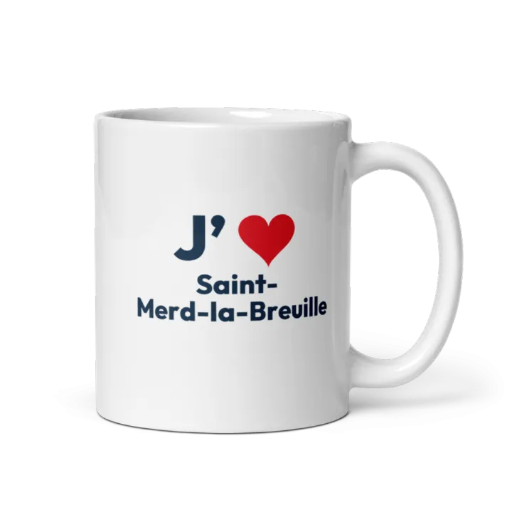 Mug « J’❤ Saint-Merd-la-Breuille »