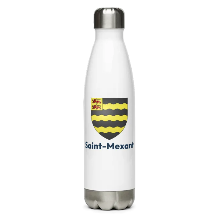 Gourde inox blason de Saint-Mexant