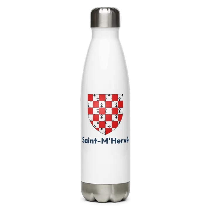Gourde inox blason de Saint-M'Hervé