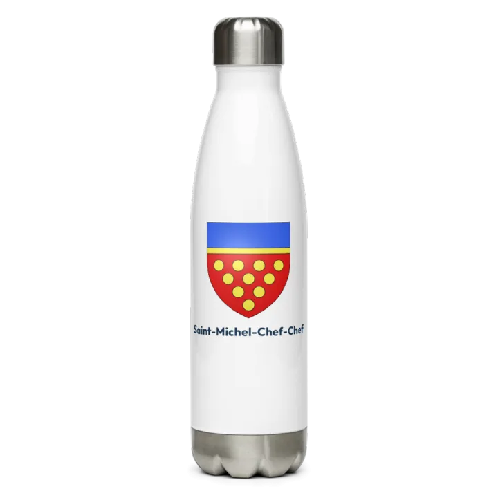 Gourde inox blason de Saint-Michel-Chef-Chef