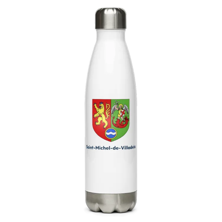 Gourde inox blason de Saint-Michel-de-Villadeix