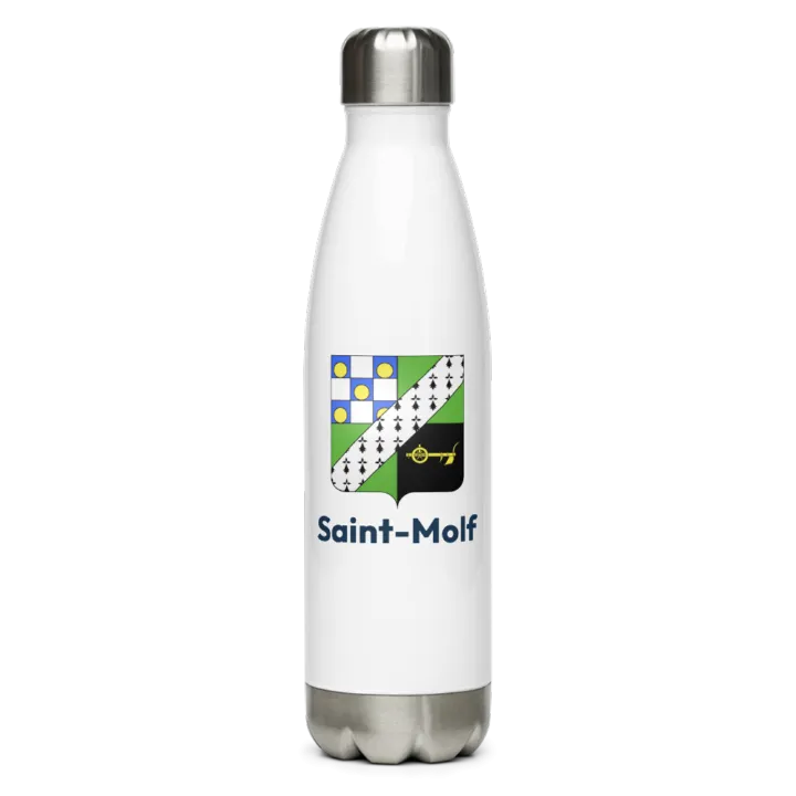 Gourde inox blason de Saint-Molf