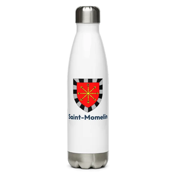 Gourde inox blason de Saint-Momelin