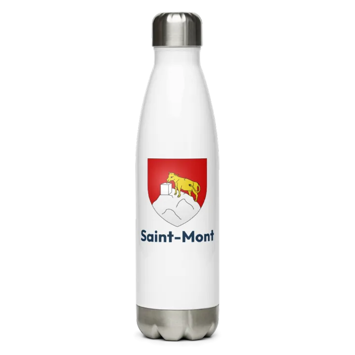 Gourde inox blason de Saint-Mont