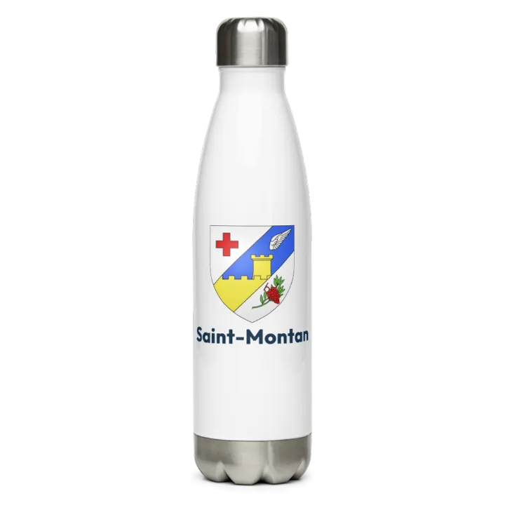 Gourde inox blason de Saint-Montan