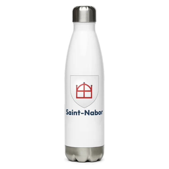 Gourde inox blason de Saint-Nabor