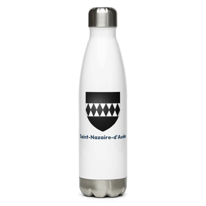 Gourde inox blason de Saint-Nazaire-d'Aude