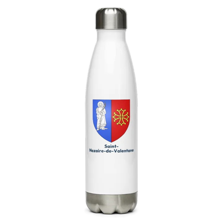 Gourde inox blason de Saint-Nazaire-de-Valentane