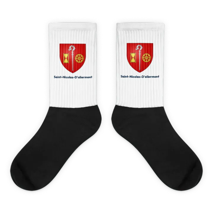 Chaussettes — blason de Saint-Nicolas-d'Aliermont