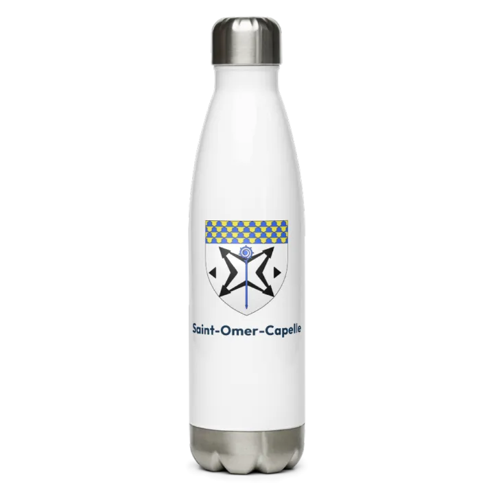Gourde inox blason de Saint-Omer-Capelle