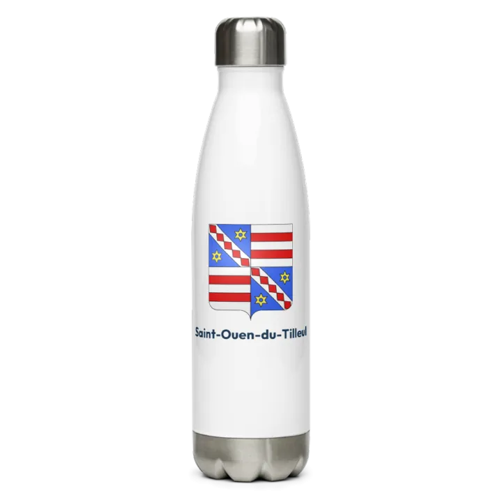 Gourde inox blason de Saint-Ouen-du-Tilleul