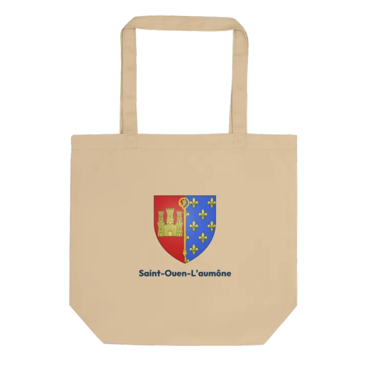 Tote bag coton bio — blason de Saint-Ouen-l'Aumône
