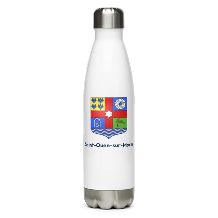 Gourde inox blason de Saint-Ouen-sur-Morin