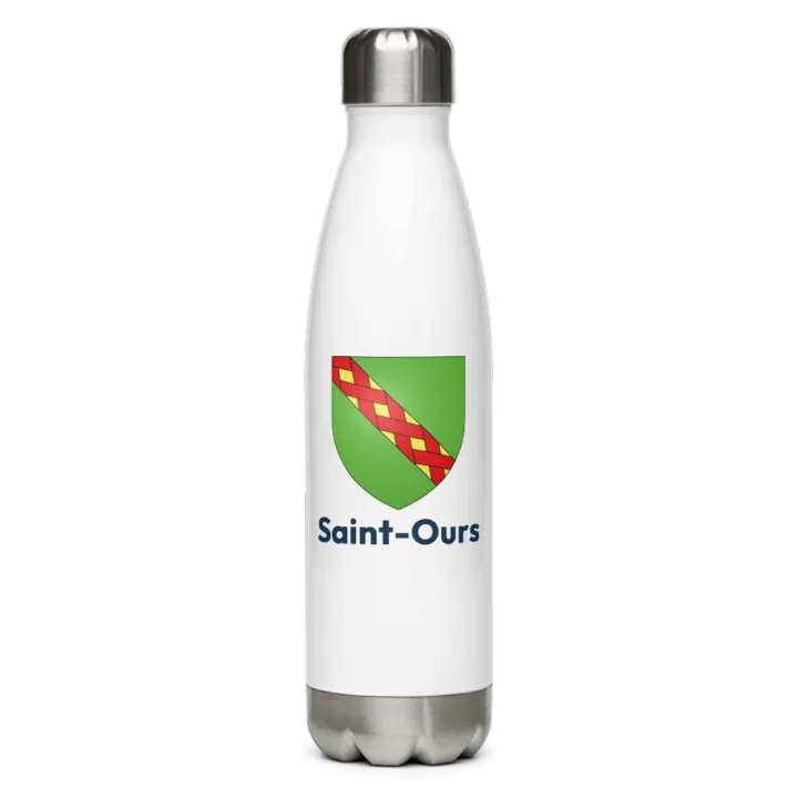Gourde inox blason de Saint-Ours