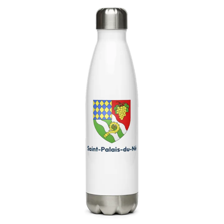 Gourde inox — blason de Saint-Palais-du-Né