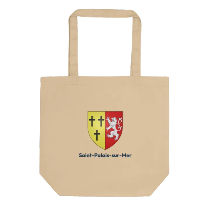 Tote bag coton bio — blason de Saint-Palais-sur-Mer