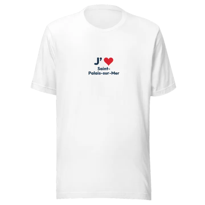 T-shirt « J’❤ Saint-Palais-sur-Mer »
