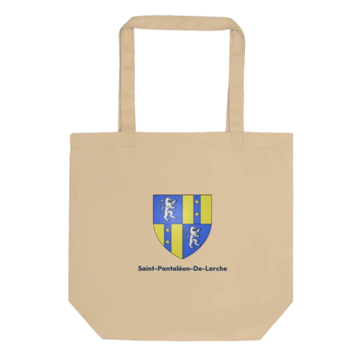 Tote bag coton bio — blason de Saint-Pantaléon-de-Larche