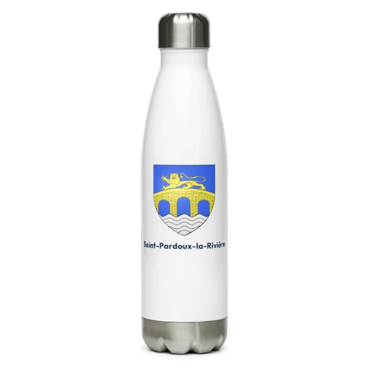 Gourde inox — blason de Saint-Pardoux-la-Rivière