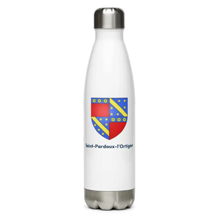 Gourde inox blason de Saint-Pardoux-l'Ortigier