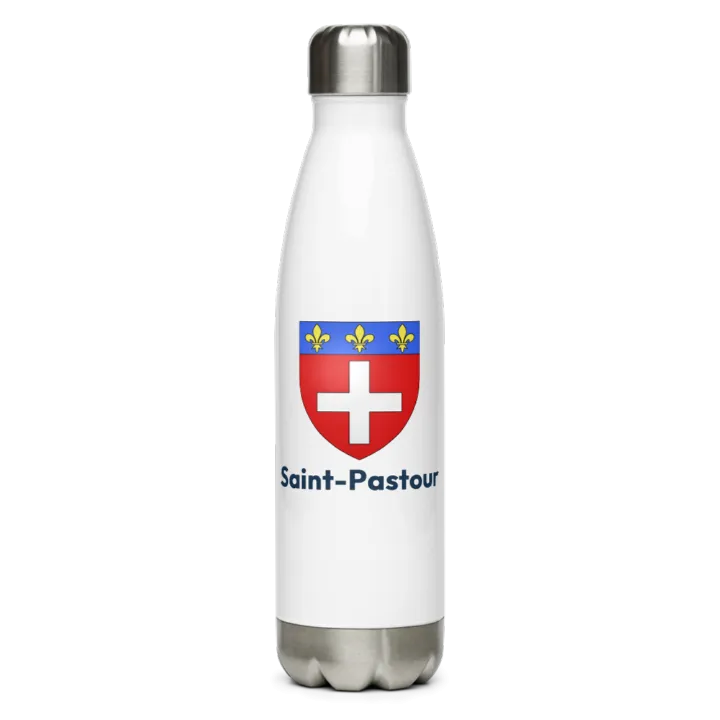 Gourde inox blason de Saint-Pastour