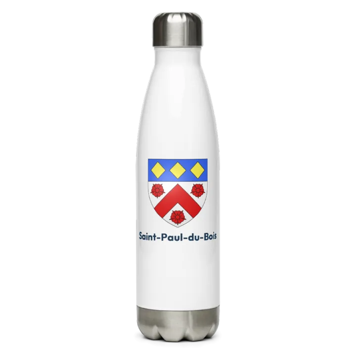 Gourde inox blason de Saint-Paul-du-Bois