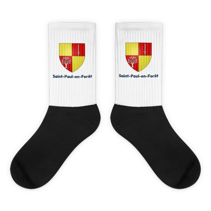 Chaussettes — blason de Saint-Paul-en-Forêt