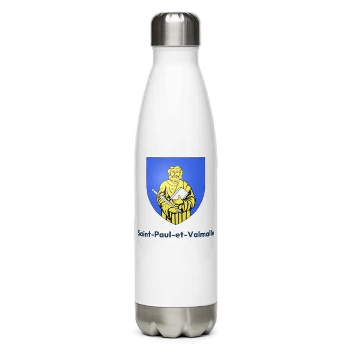 Gourde inox blason de Saint-Paul-et-Valmalle