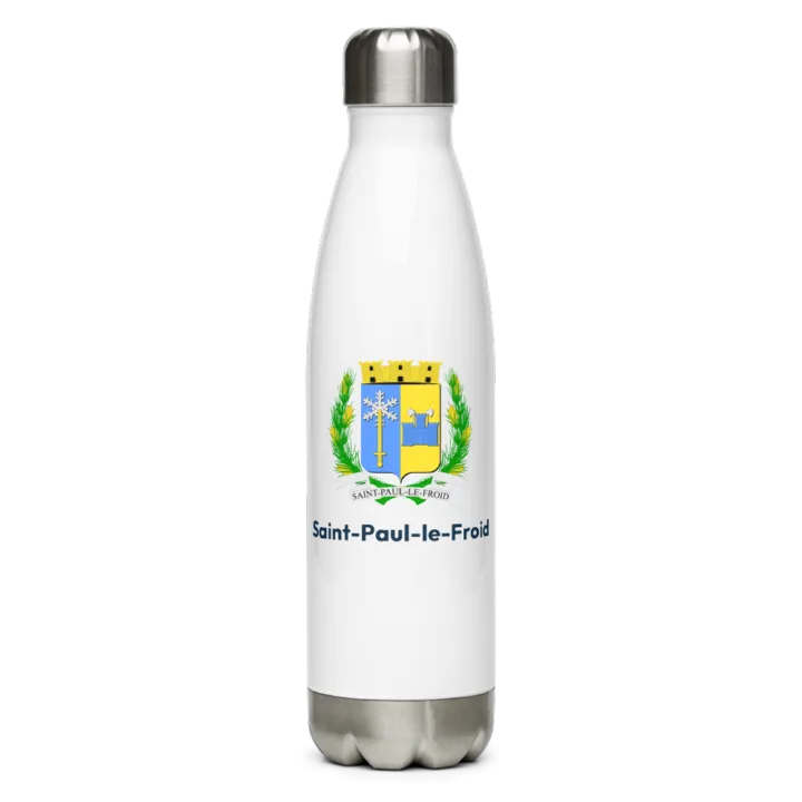 Gourde inox blason de Saint-Paul-le-Froid