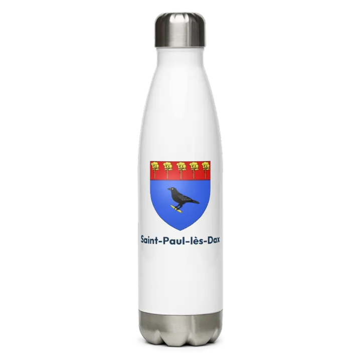 Gourde inox — blason de Saint-Paul-lès-Dax