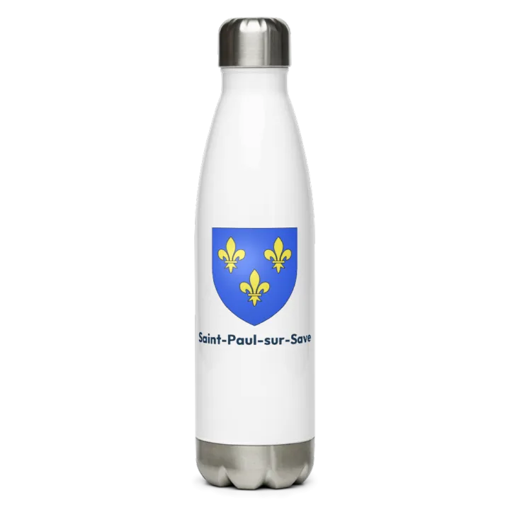Gourde inox blason de Saint-Paul-sur-Save