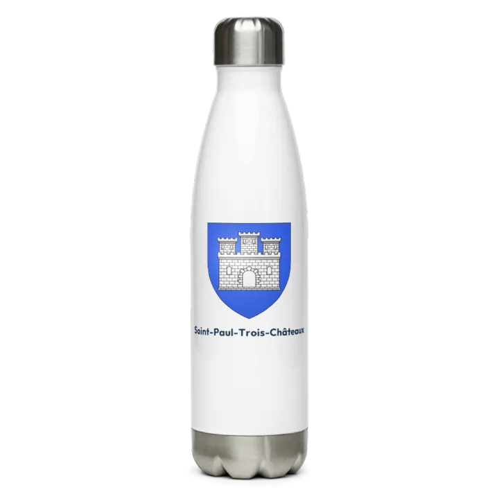 Gourde inox blason de Saint-Paul-Trois-Châteaux