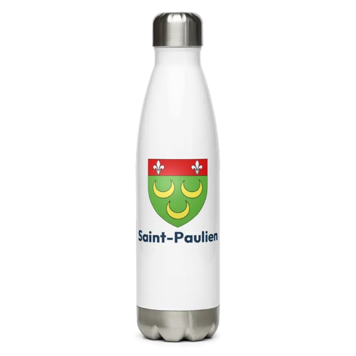 Gourde inox blason de Saint-Paulien