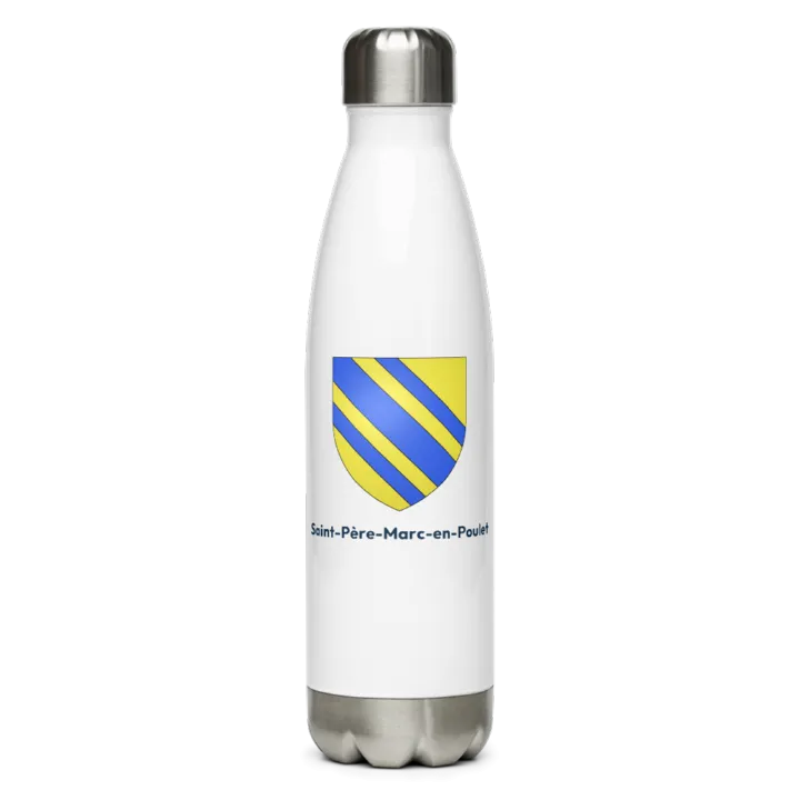 Gourde inox blason de Saint-Père-Marc-en-Poulet