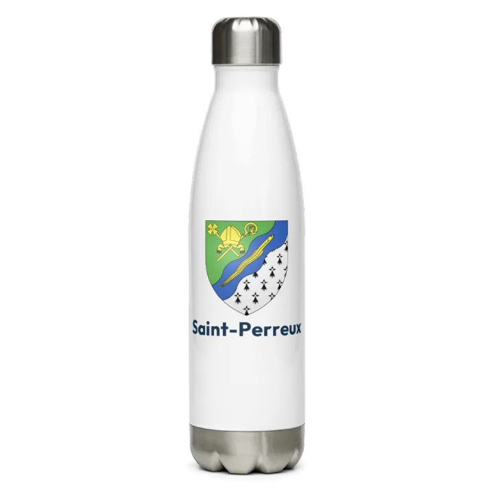 Gourde inox — blason de Saint-Perreux