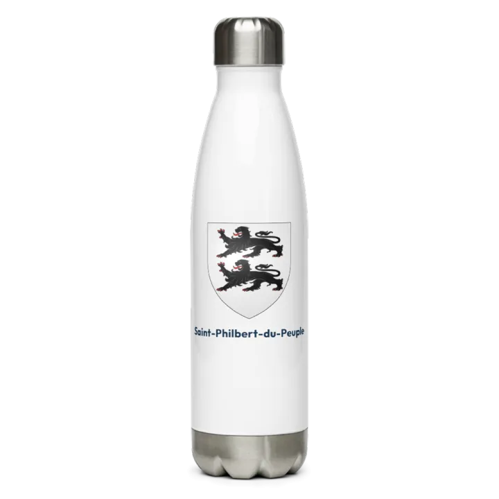 Gourde inox blason de Saint-Philbert-du-Peuple