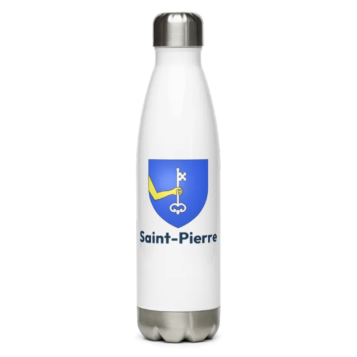 Gourde inox blason de Saint-Pierre