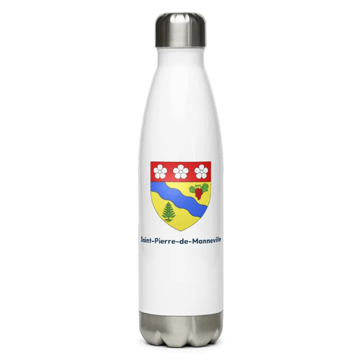 Gourde inox blason de Saint-Pierre-de-Manneville