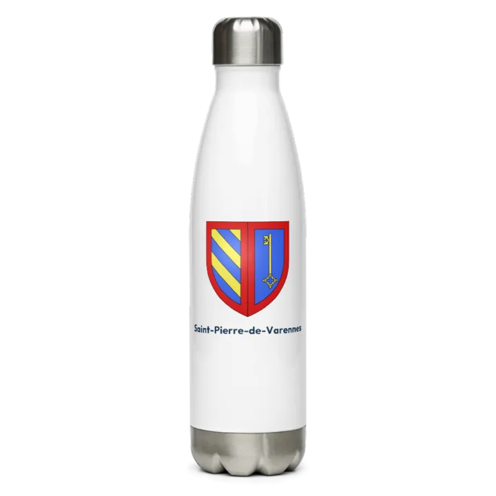 Gourde inox blason de Saint-Pierre-de-Varennes