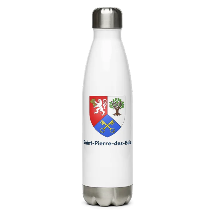 Gourde inox blason de Saint-Pierre-des-Bois